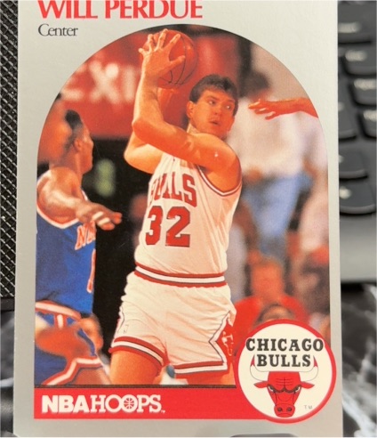 1990 Hoops #68 Will Perdue — front
