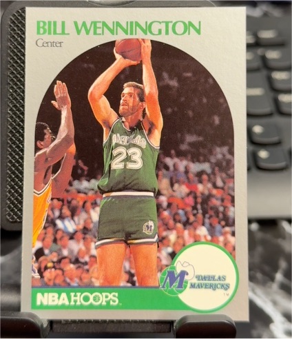 1990 NBA Hoops #89 Bill Wennington — front