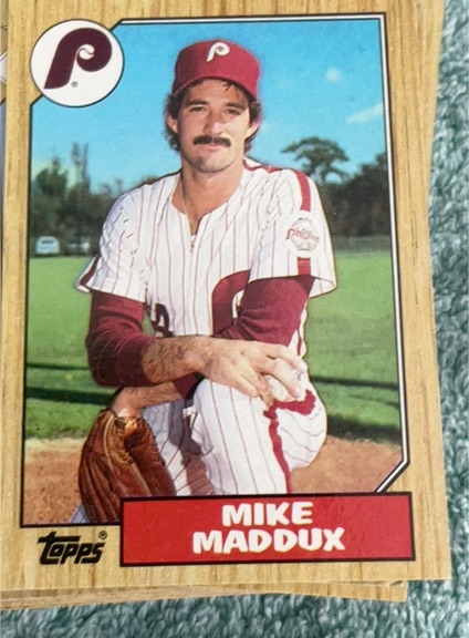 1987 Topps #553 Mike Maddux — front