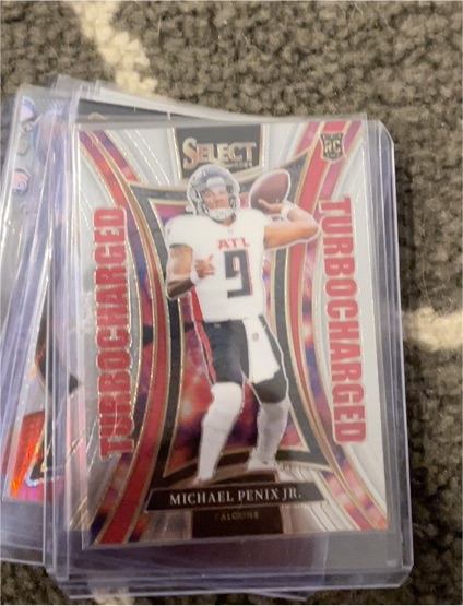 2024 Panini Select #21 Michael Penix Jr. Turbocharged Rookie — front