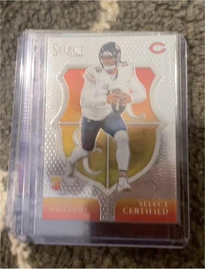 2024 Panini Select #1 Caleb Williams Select Certified Rookie Card — front