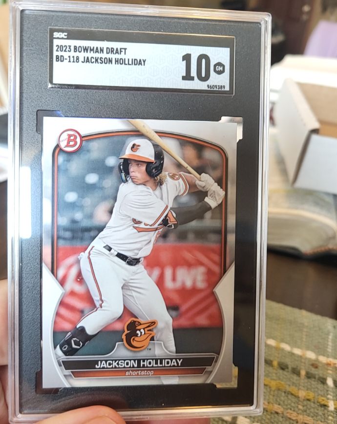 2023 Bowman Draft #BD-118 Jackson Holliday — front