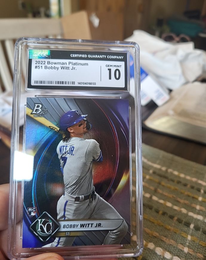 2022 Bowman Platinum #51 Bobby Witt Jr. — front