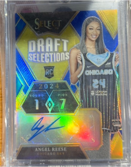 2024 Panini Select WNBA Draft Selections Signatures Angel Reese #DSS-AR — front