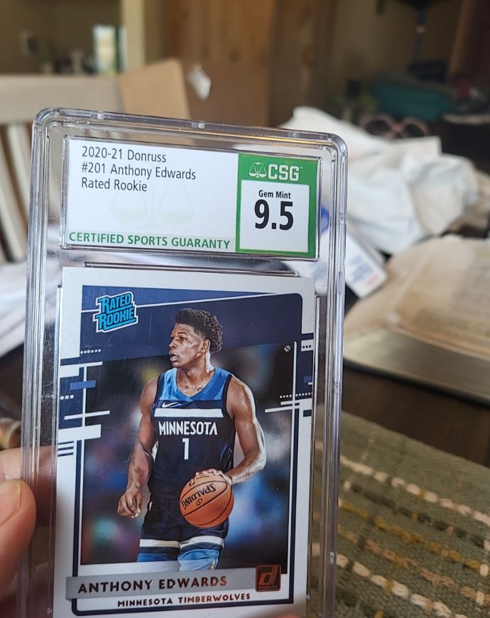 2020-21 Donruss #201 Anthony Edwards Rated Rookie — front