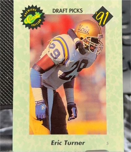 1991 Classic Draft Picks #3 Eric Turner — front