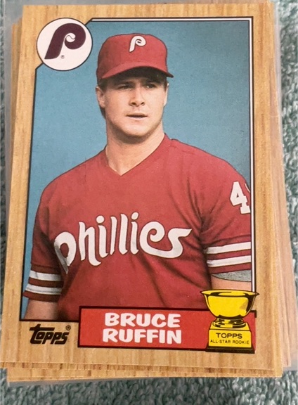 1987 Topps #499 Bruce Ruffin — front
