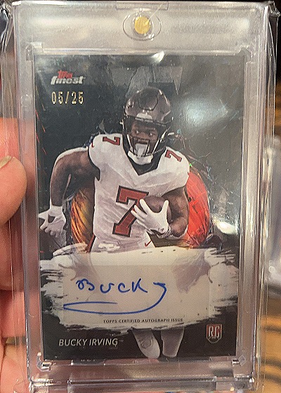 2024 Topps Finest Rookie Finest Autographs #RFA-M Bucky Irving — front