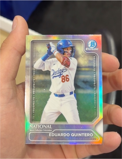 2025 Topps National Convention #TP-11 Eduardo Quintero — front
