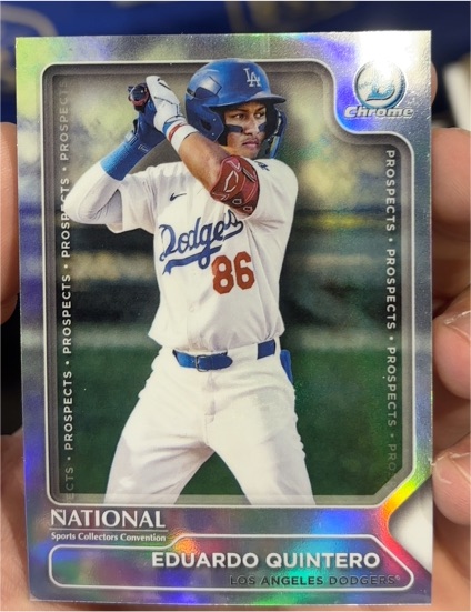 2025 Topps National Convention #TP-11 Eduardo Quintero — front