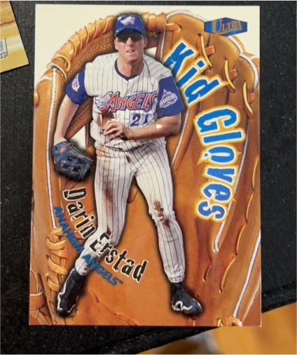 1998 Fleer Ultra Kid Gloves #5KG Darin Erstad — front