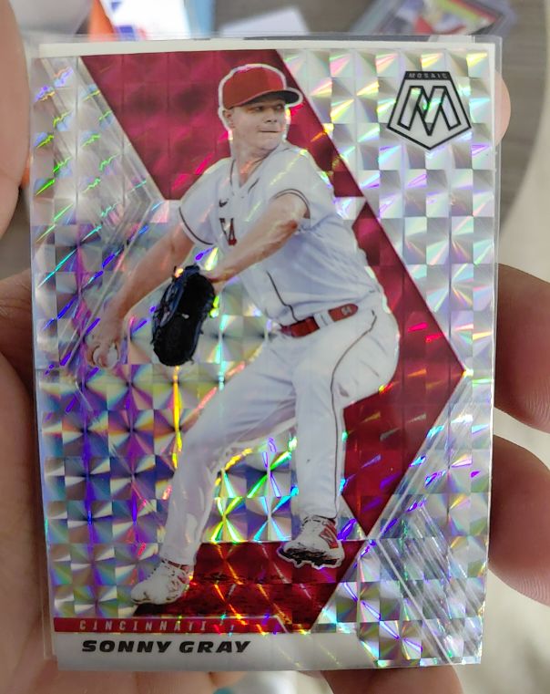 2021 Panini Mosaic #99 Sonny Gray — front