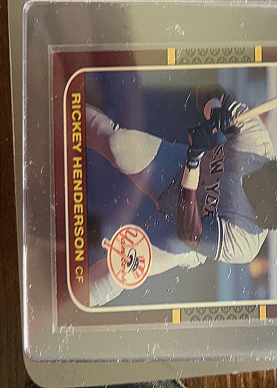1987 Donruss #276 Rickey Henderson — front