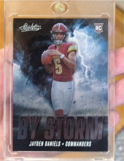 2024 Panini Absolute - By Storm #BS-JDS Jayden Daniels — front