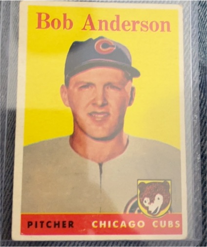 1958 Topps #209 Bob Anderson — front