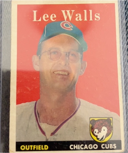 1958 Topps #66 Lee Walls — front