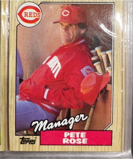 1987 Topps #393 Pete Rose — front