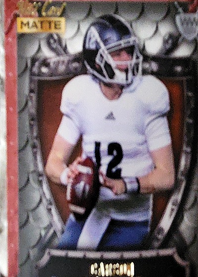 2022 Wild Card Matte Weekend Warrior #WW-48 Carson Strong — front