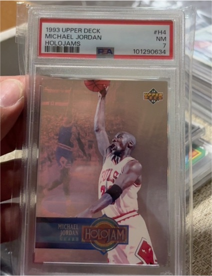 1993 Upper Deck #H4 Michael Jordan Holojam — front