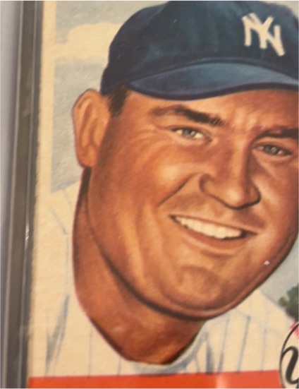 1954 Bowman #33 Vic Raschi Traded Line — front
