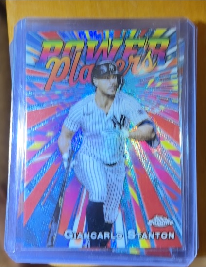 2025 Topps Chrome Power Players #PP-13 Giancarlo Stanton — front