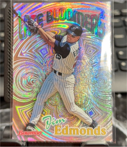 1999 Bowman Late Bloomers #6 Jim Edmonds — front