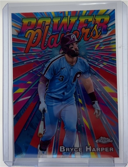 2025 Topps Chrome #PP-6 Bryce Harper — front