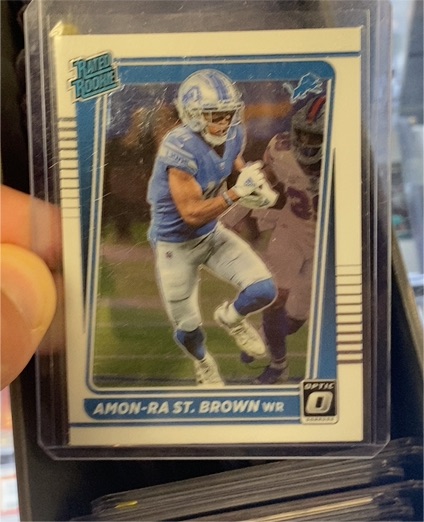 2021 Panini Donruss Optic #228 Amon-Ra St. Brown — front