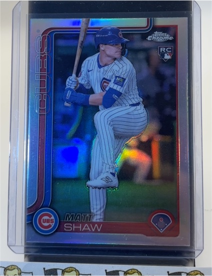 2025 Topps Chrome #219 Matt Shaw — front