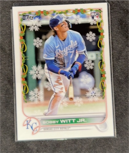 2022 Topps Holiday #HW150 Bobby Witt Jr. — front
