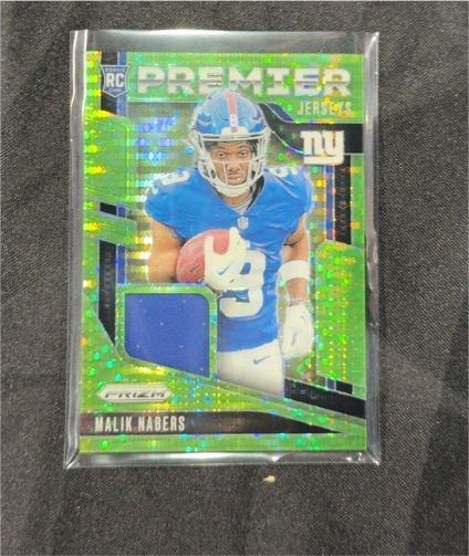 2024 Panini Prizm Premier Jerseys #PJ-MNS Malik Nabers — front