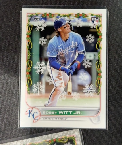 2022 Topps Holiday #HW150 Bobby Witt Jr. — front