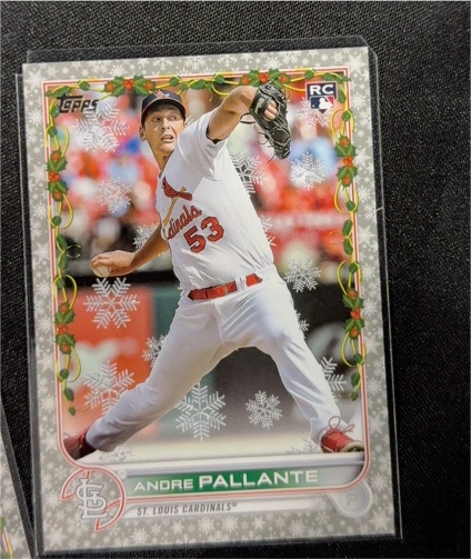 2022 Topps Holiday #HW141 Andre Pallante RC — front