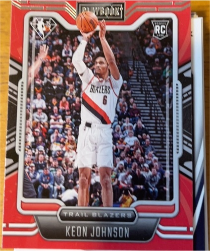 2021-22 Panini Chronicles #289 Keon Johnson — front
