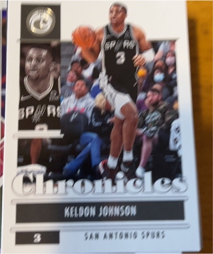 2021-22 Panini Chronicles #27 Keldon Johnson — front