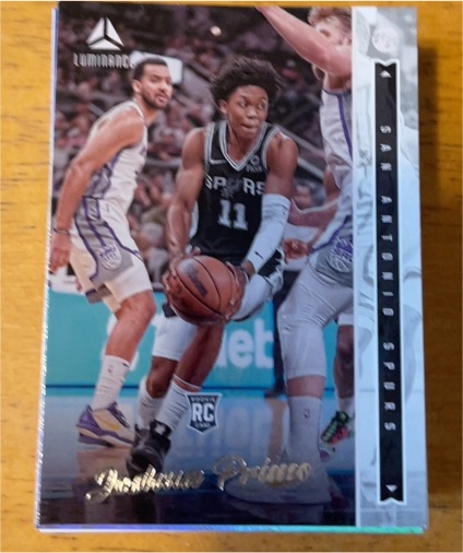 2021-22 Panini Chronicles Luminance #264 Joshua Primo — front
