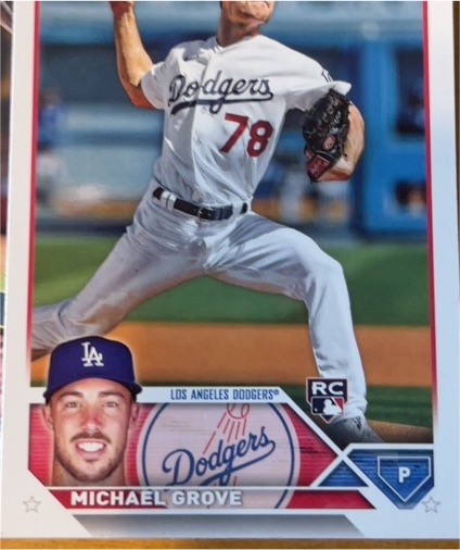 2023 Topps Series 1 #15 Michael Grove — front
