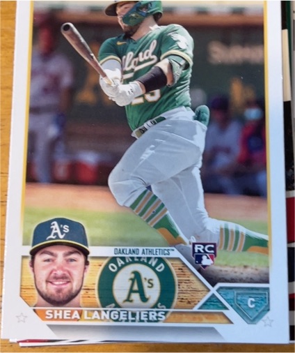 2023 Topps #127 Shea Langeliers — front