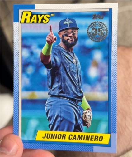 2025 Topps Series 2 #90B2-45 Junior Caminero — front