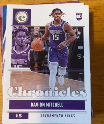 2021-22 Panini Chronicles #42 Davion Mitchell — front