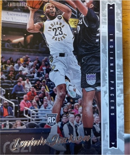 2021-22 Panini Chronicles Luminance #254 Isaiah Jackson Rookie — front