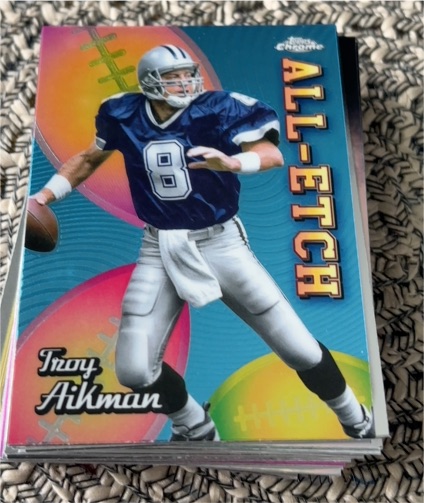 2024 Topps Chrome #CAE-TA Troy Aikman All-Etch — front