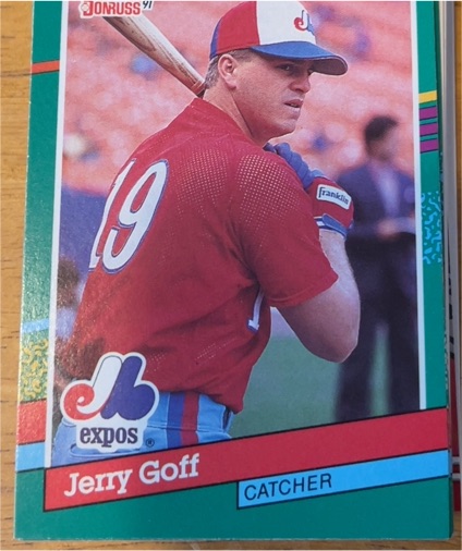 1991 Donruss #499 Jerry Goff — front