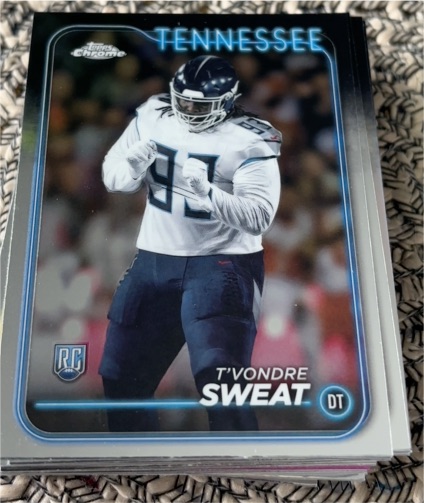 2024 Topps Chrome #266 T'Vondre Sweat — front