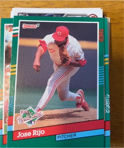 1991 Donruss #742 Jose Rijo — front
