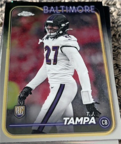 2024 Topps Chrome #255 T.J. Tampa — front