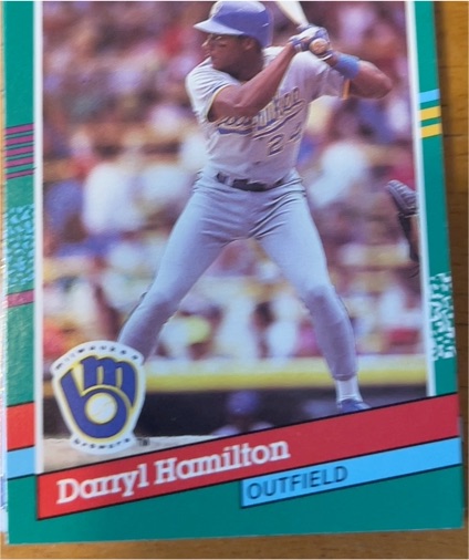 1991 Donruss #517 Darryl Hamilton — front