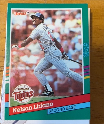 1991 Donruss #603 Nelson Liriano — front