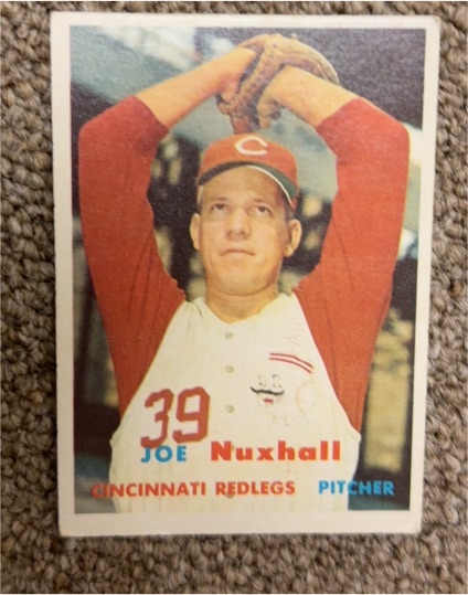 1957 Topps #103 Joe Nuxhall — front