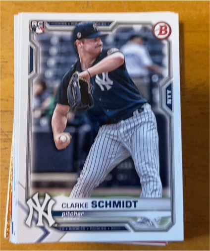 2021 Bowman #98 Clarke Schmidt — front